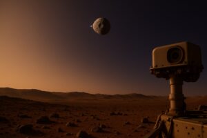 NASA Just Watched Earth Disappear Behind a Tiny Mars Moon — From 195 Million Miles Away