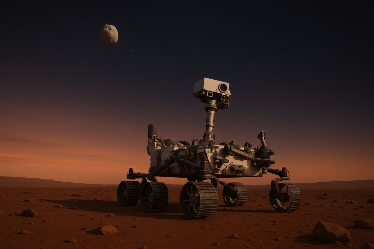 NASA Just Watched Earth Disappear Behind a Mars Moon — From 195 Million Miles Away