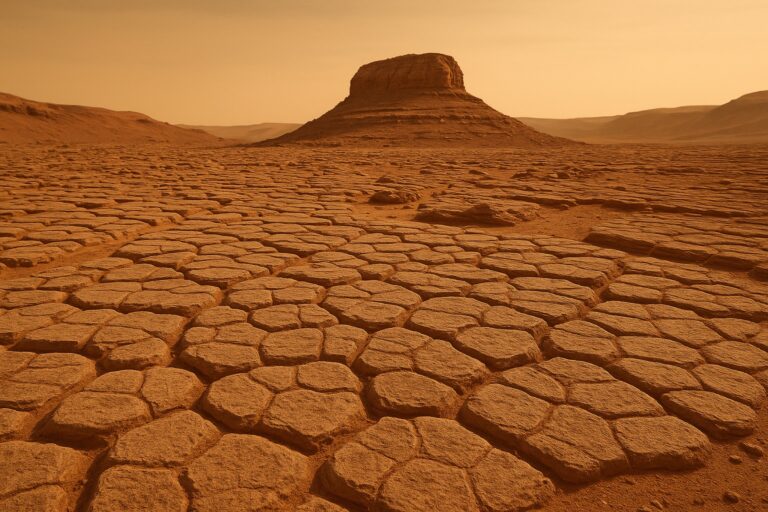 NASA Found a Mars Honeycomb Pattern the Size of a Valley
