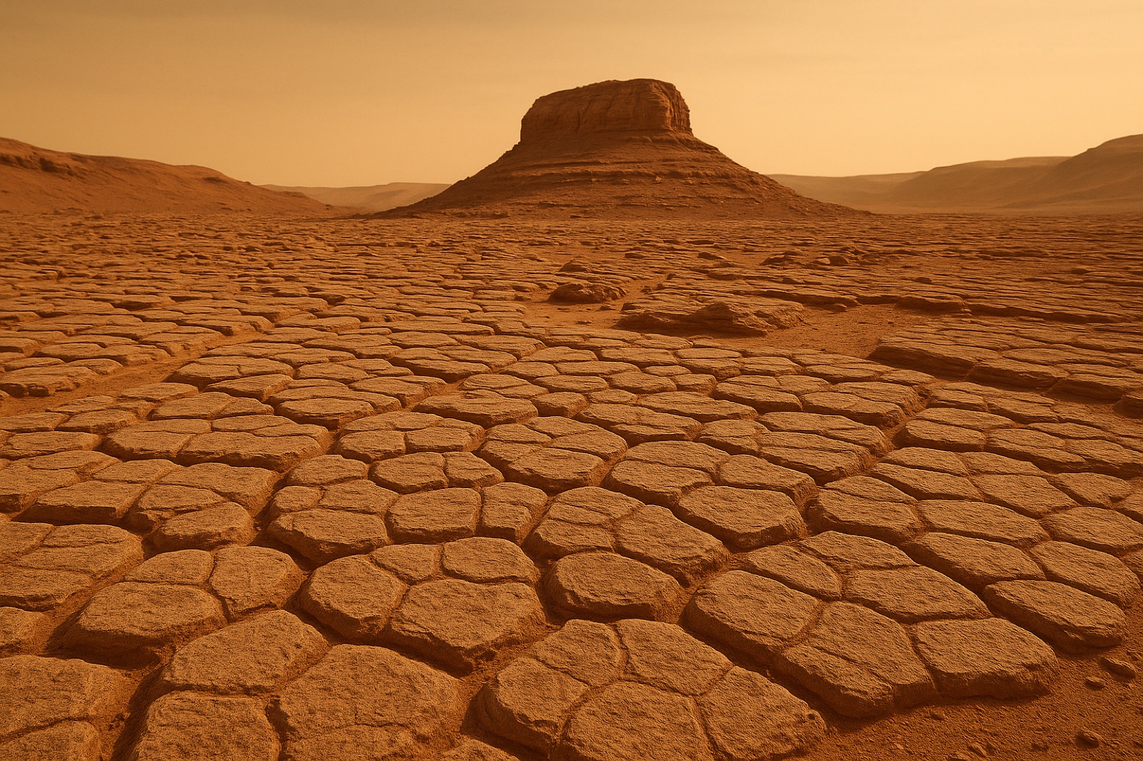 NASA Found a Mars Honeycomb Pattern the Size of a Valley