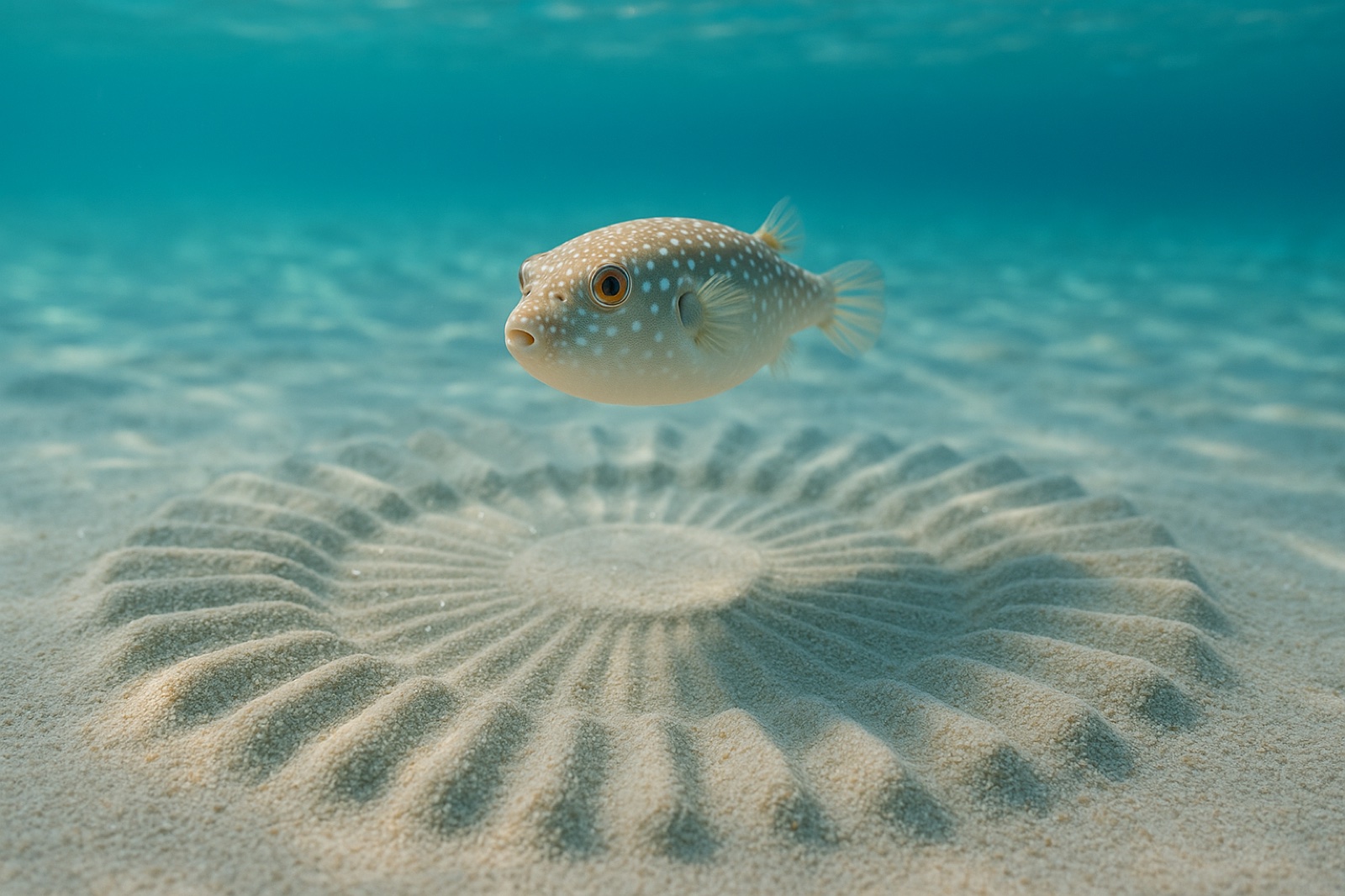 This Fish Builds a Perfect Circle in the Sand. No One Taught It How.