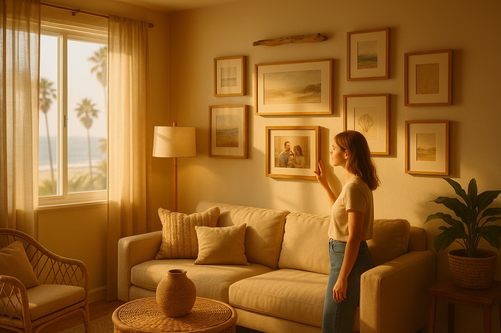 Sisters Found Themselves in a Photo Hanging in a Vacation Rental They'd Never Stayed In