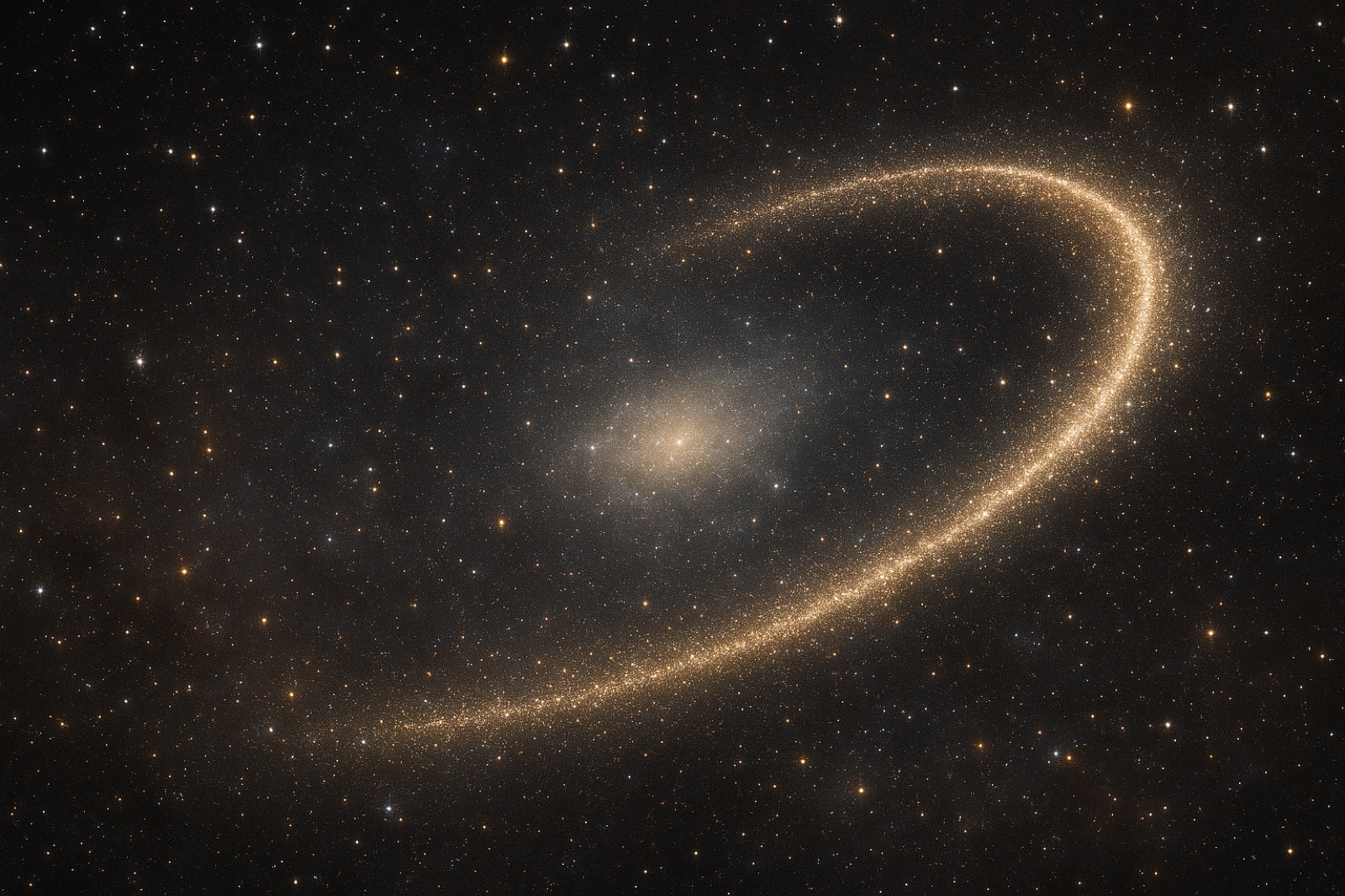 Stellar Stream Reveals Dark Matter in a Distant Galaxy