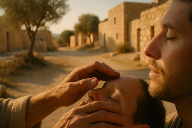 Why Did Jesus Spit to Heal a Blind Man? The Two-Stage Miracle in Mark 8