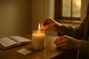 Blessed Prayer Candles: Where the Blessing Actually Comes From