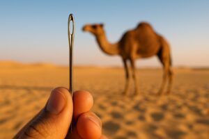 Camel Through the Eye of a Needle: The Gate Was a Legend