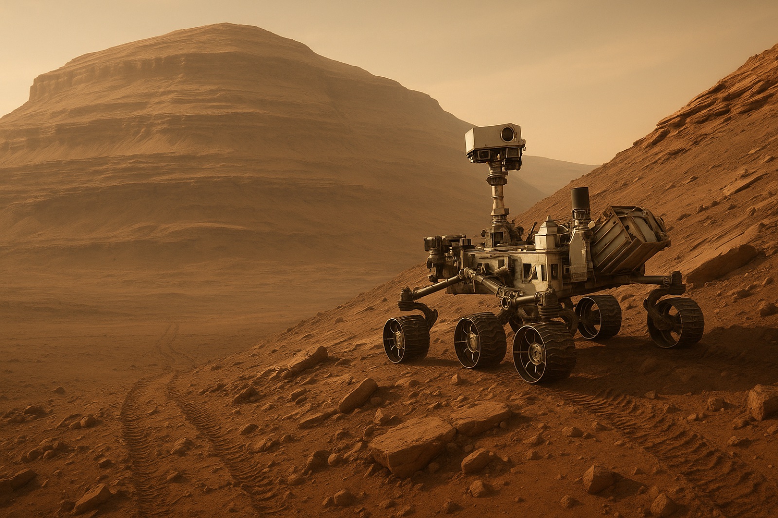 NASA's Curiosity Rover Hits 5,000 Days on Mars - and It's Still Climbing