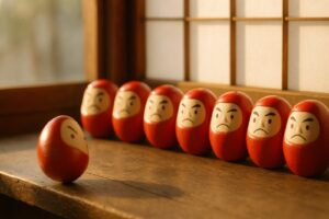 "Fall Seven Times, Stand Up Eight": The Rising That Doesn't Add Up