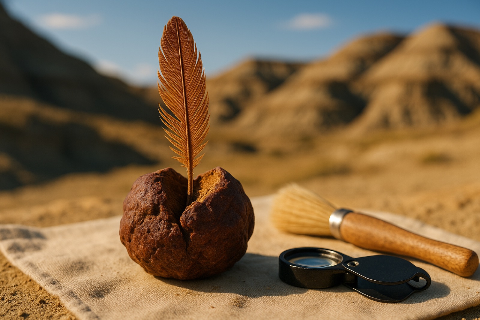 A Feather in Dinosaur Poop May Explain Which Birds Survived