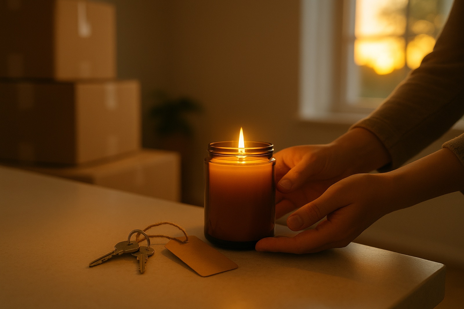 Housewarming Candle Gift: First Say "Peace Be to This House"