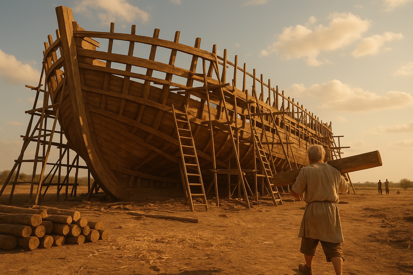 How Long Did It Take Noah to Build the Ark? The Bible Never Says