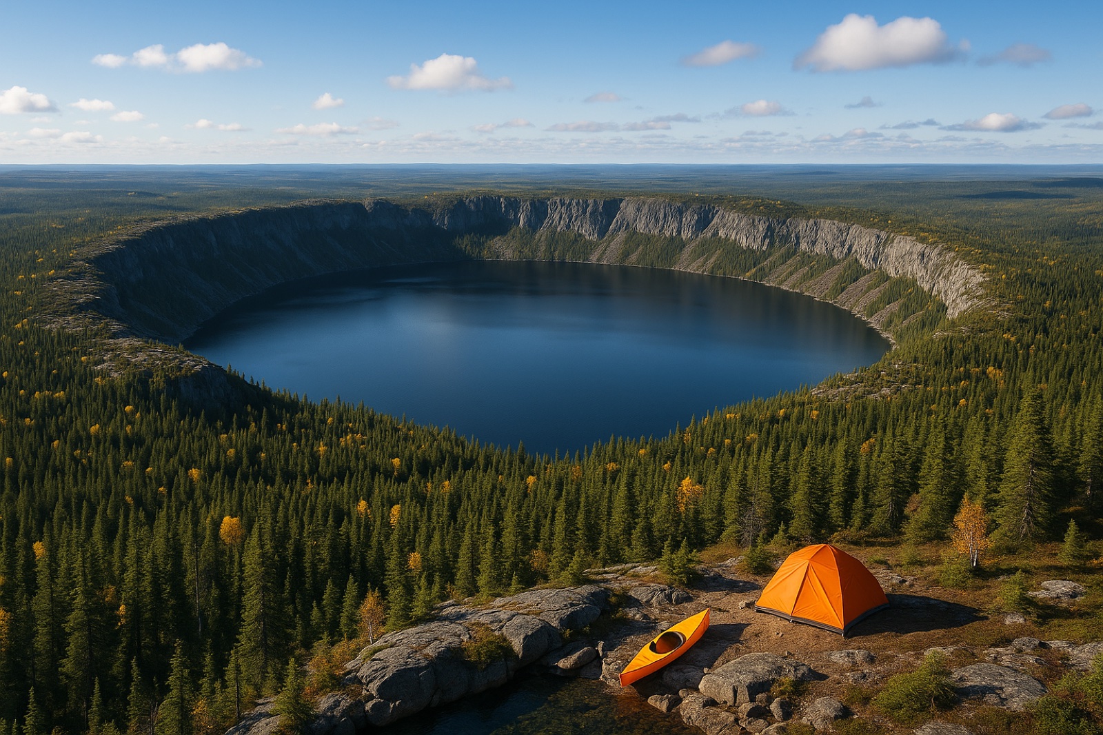 Impact Crater in Quebec Found While Planning a Camping Trip