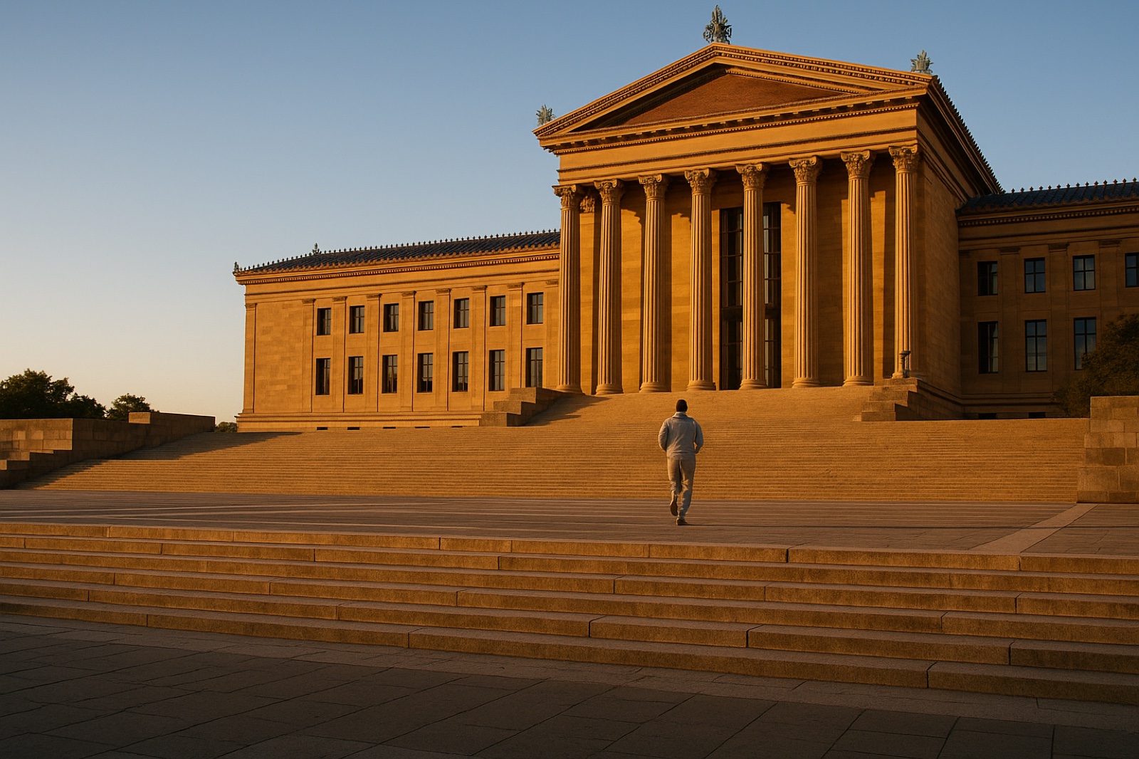 The Rocky Steps: In the First Film, He Loses the Fight