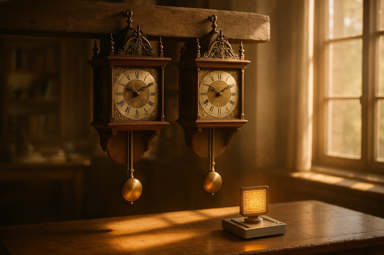 Time Crystals Just Fell Into Step. Two Clocks Did It in 1665