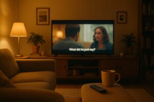 Why Do I Need Subtitles to Watch TV? It's Not Your Hearing