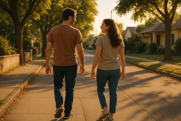 Couples Who Exercise Together Talk Better. A Walk Counts