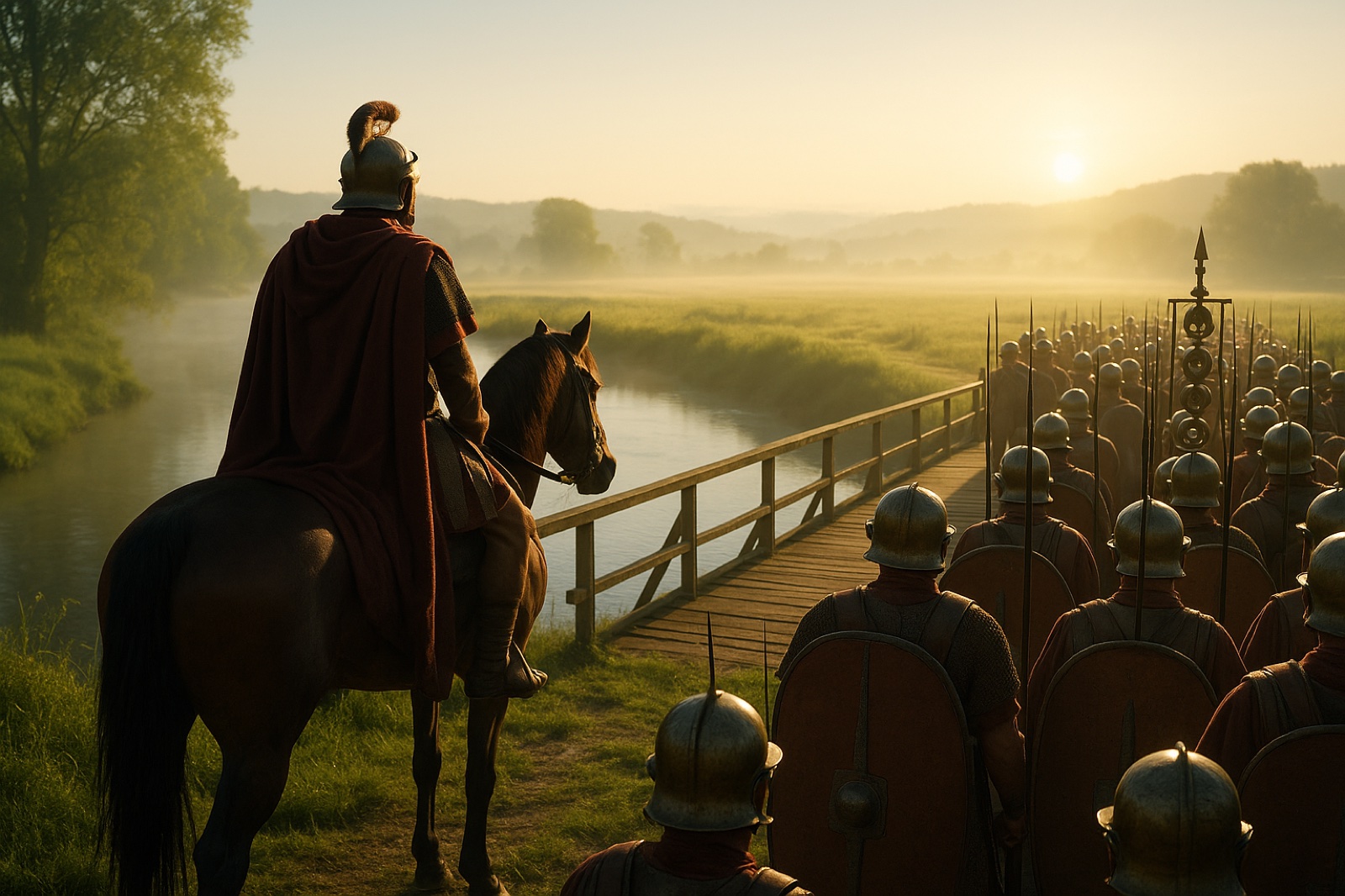 Crossing the Rubicon Meaning: Caesar Crossed Once. Jesus Chose Daily.