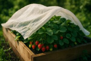 Strawberry Plant Cover: 3.5x More Berries in a Small Trial
