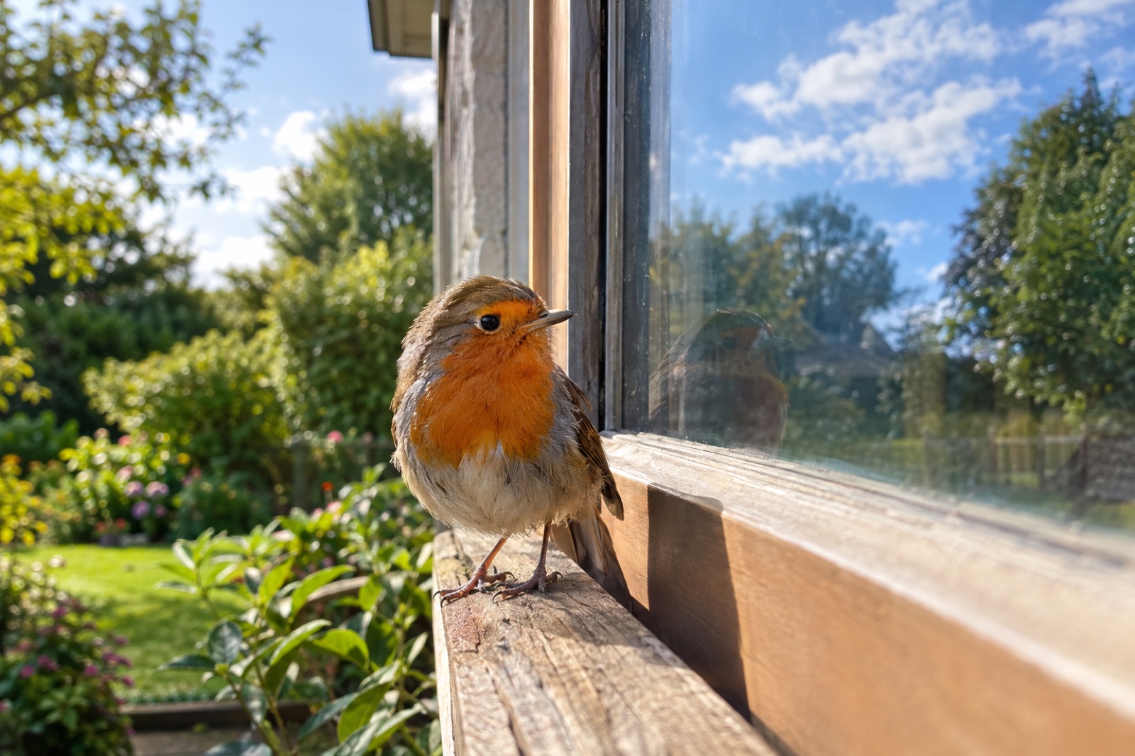 What Does It Mean When a Bird Hits Your Window? It Saw Sky